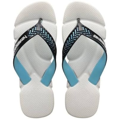 Foto de Chinelo Havaianas Branco e Azul